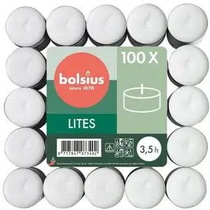 Čajové sviečky Bolsius 100kusov